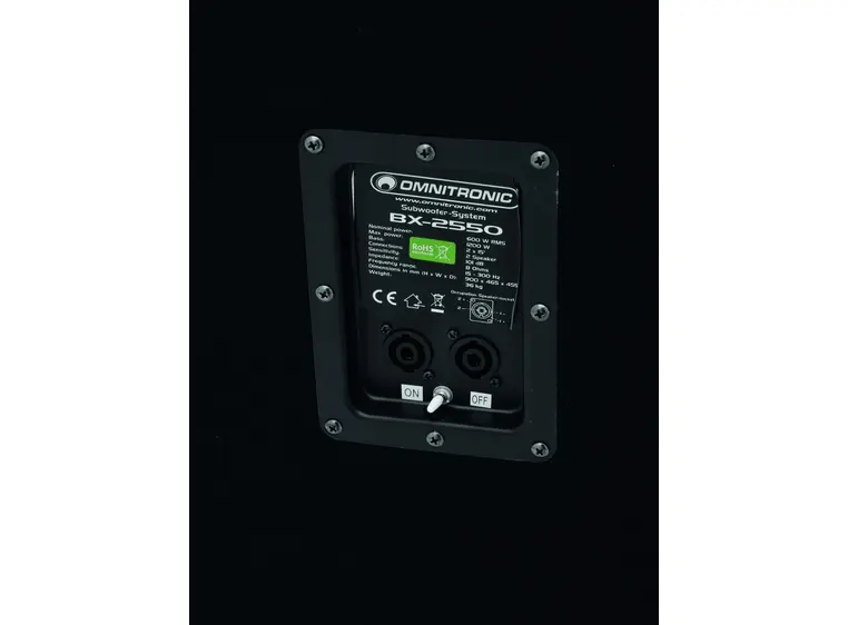 OMNITRONIC BX-2550 Subwoofer 1200W 